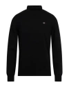 Gant Man Turtleneck Black Size Xl Cotton, Wool
