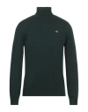 Gant Man Turtleneck Dark Green Size 3xl Cotton, Wool