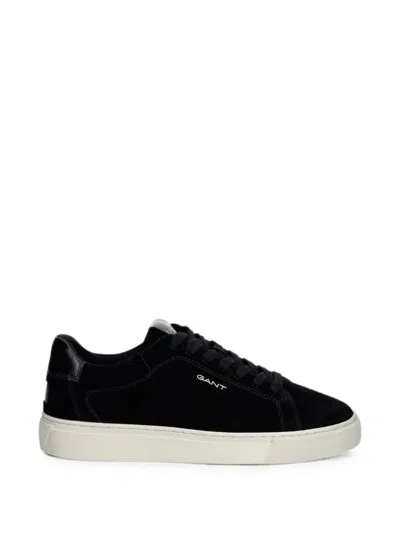 Gant Mc Julien Suede Logo-print Sneakers In Black