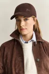 Gant Melton Cap In Deep Brown