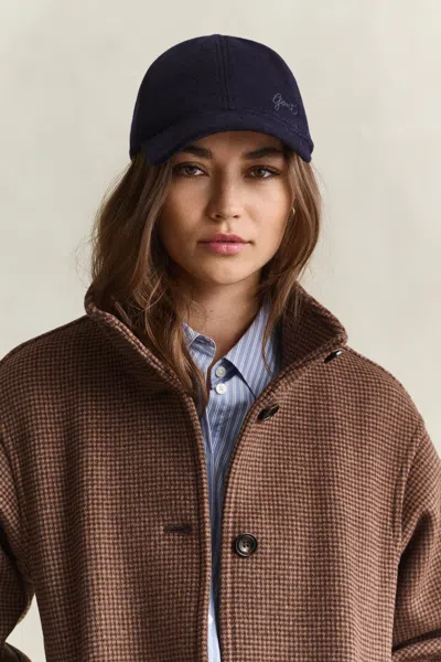 Gant Melton Cap In Evening Blue