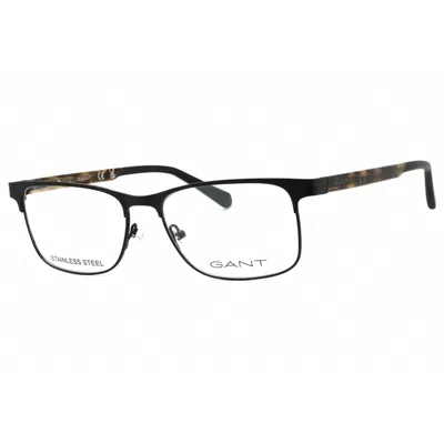 Gant Men's Black Rectangular Eyeglass Frames Ga3234