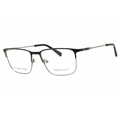 Gant Men's Black Rectangular Eyeglass Frames Ga3241