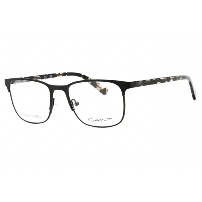 Gant Men's Black Rectangular Eyeglass Frames Ga3249