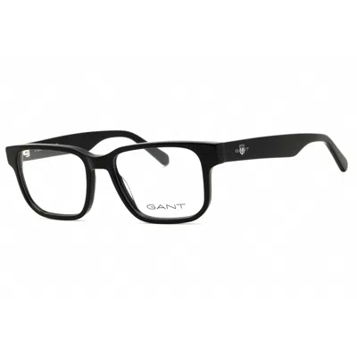 Gant Men's Black Rectangular Eyeglass Frames Ga50030