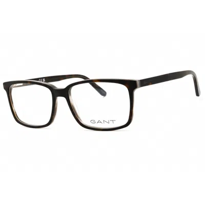 Gant Men's Brown Rectangular Eyeglass Frames Ga3165