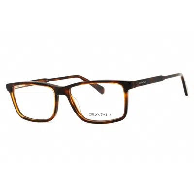 Gant Men's Brown Rectangular Eyeglass Frames Ga50033