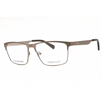 Gant Men's Gold Tone Rectangular Eyeglass Frames Ga50049