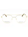 Gant Men's Rectangular Eyeglasses - Ga50039 In Gold