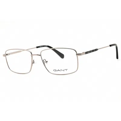 Gant Men's Silver Tone Rectangular Eyeglass Frames Ga3271