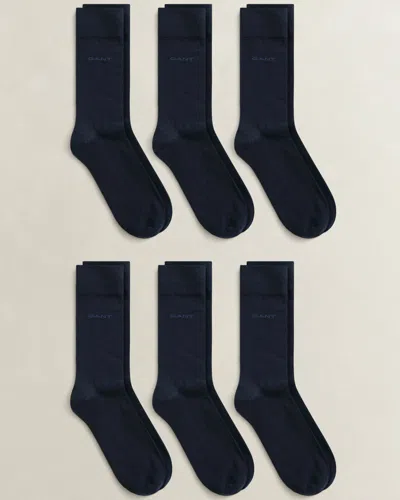 Gant Mens 6-pack Cotton Socks In Nude