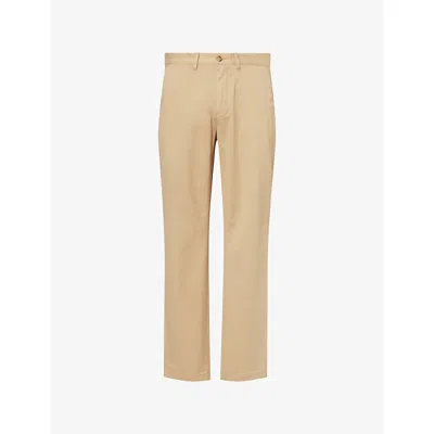 Gant Mens Classic Regular-fit Cotton Chinos Dark Khaki