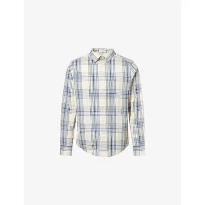 Gant Mens  Dreamy Oxford Check Cotton Shirt In Multi