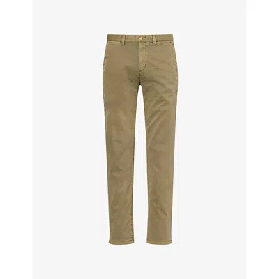 Gant Mens  Slim-leg Mid-rise Cotton Trousers
