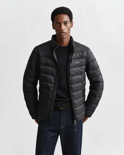 Gant Mens Light Down Padded Jacket In Black