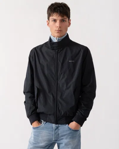 Gant Mens Lightweight Harrington Jacket In Black