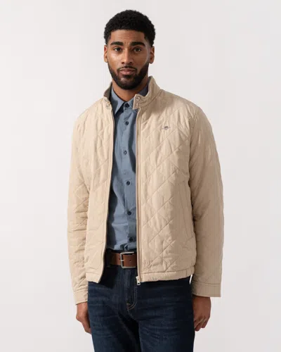 Gant Mens Quilted Windcheater Jacket In Pink
