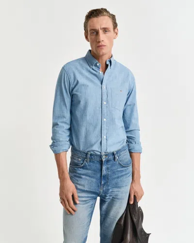 Gant Mens Regular Fit Chambray Shirt