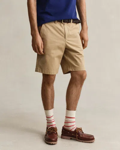 Gant Mens Regular Fit Classic Chino Shorts In Brown