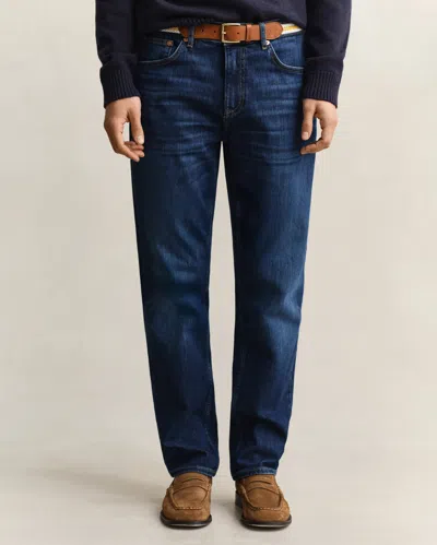 Gant Mens Regular Fit  Jeans In Blue