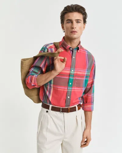 Gant Mens Regular Fit Indian Madras Shirt