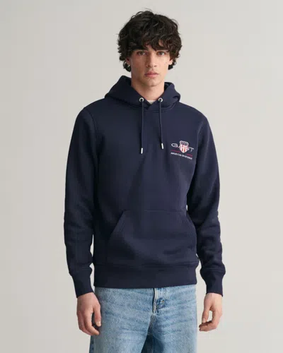 Gant Mens Regular Fit Medium Archive Shield Pullover Hoodie
