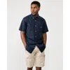 Gant Regular Broadcloth Short Sleeve Button Down Mens Shirt