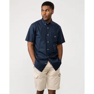 Gant Mens Regular Fit Short Sleeve Poplin Shirt