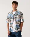 Gant Mens Resort Island Print Short Sleeve Shirt In Multi