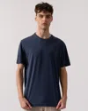 Gant Mens Short Sleeve Sunfaded T-shirt In Blue