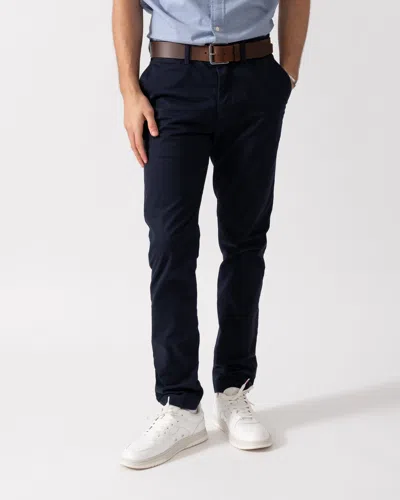 Gant Mens Slim Fit Classic Chinos In 433 Evening Blue