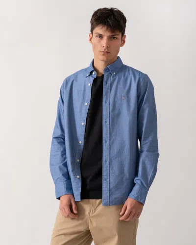 Gant Mens Slim Fit Long Sleeve Oxford Shirt