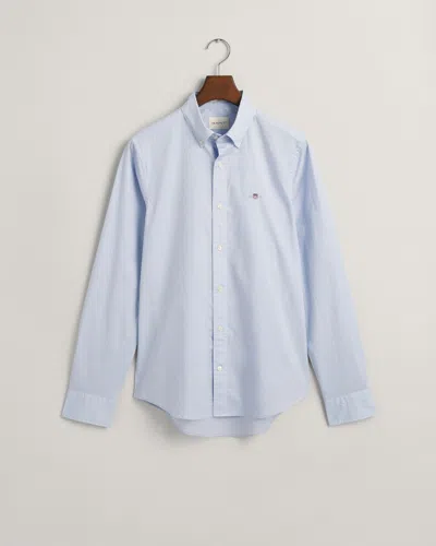Gant Mens Slim Fit Long Sleeve Poplin Shirt