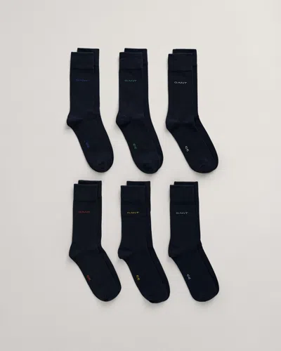 Gant Mens Soft Cotton Socks 6-pack