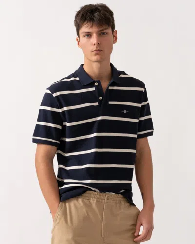 Gant Mens Striped Polo