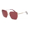 Gant Gold Metal Sunglasses In Gold