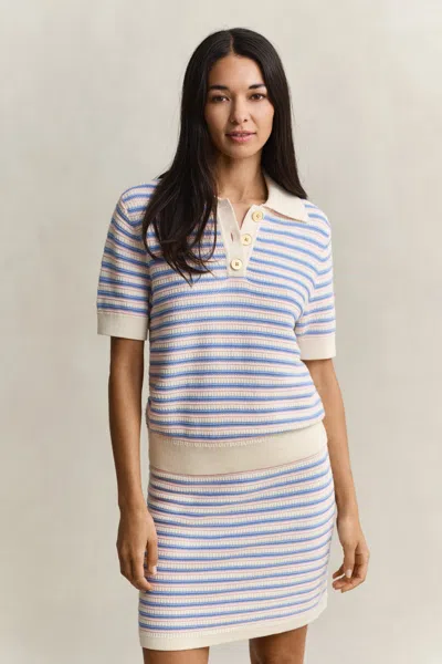 Gant Multistriped Textured Top
