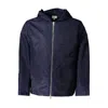Gant Blue Nylon Men Jacket In Blue