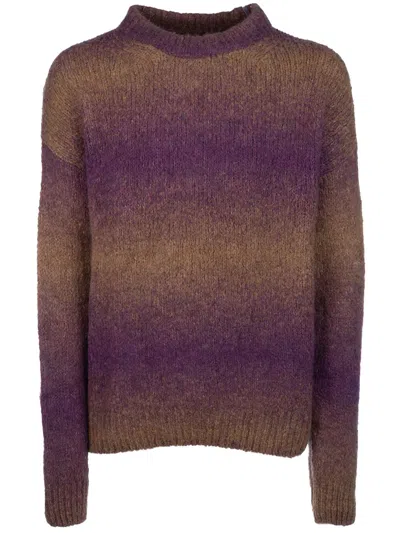 Gant Ombre-effect Jumper In Purple