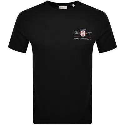 Gant Original Archive Shield T Shirt Black
