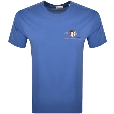 Gant Original Archive Shield T Shirt Blue