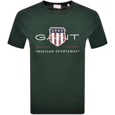 Gant Original Archive Shield T Shirt Green