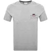 Gant Original Archive Shield T Shirt Grey In Gray