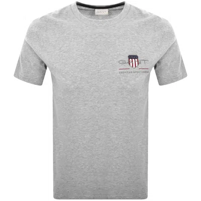 Gant Original Archive Shield T Shirt Grey