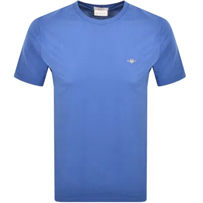 Gant Original Short Sleeve T Shirt Blue