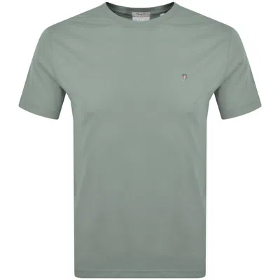 Gant Original Short Sleeve T Shirt Green