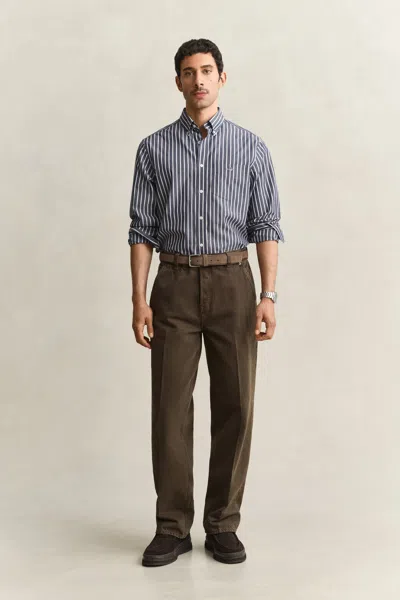 Gant Overdyed Jeans In Shadow Brown