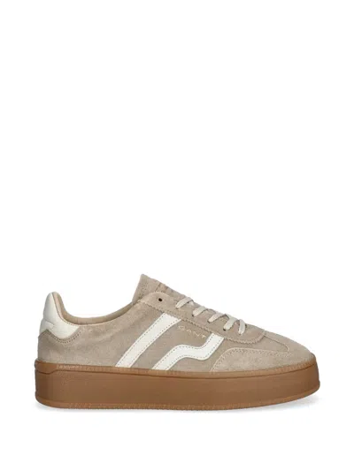 Gant Panelled Platform Sneakers In Multi