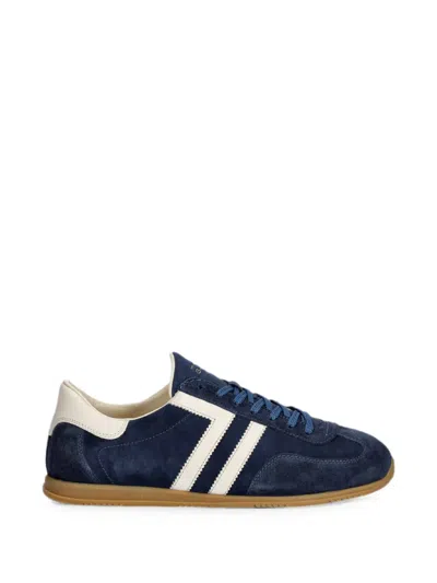 Gant Panelled Sneakers In Blue