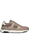 Gant Panelled Sneakers In Brown